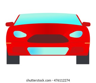 Car sedan vehicle transport type design sign technology style vector