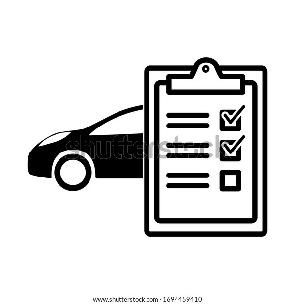 car service\
auto repair garage check list\
vector