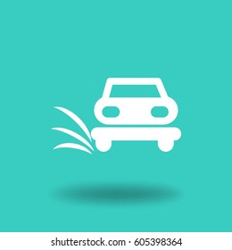 Serviço de carro, reparação de automóveis. ícone de carro