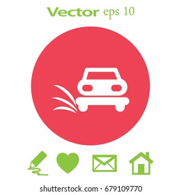 Car service, auto repair. car icon