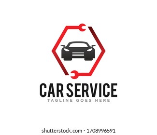 Car Service and Automotive Logo Design Vector