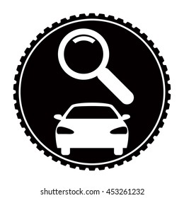 Car service - diagnostics icon
