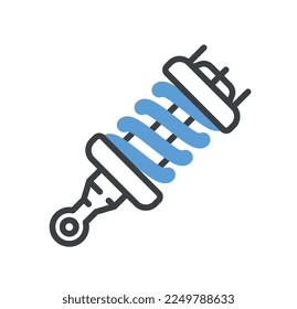 Car service doodle icon. Brakes, device for stopping car. Safety and reliability, repair of vehicle parts. Poster or banner for website. Template, layout and mockup. Cartoon flat vector illustration