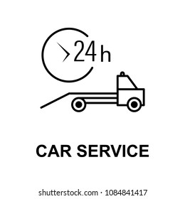 car service evacuator icon. Element of car repair for mobile concept and web apps. Detailed  icon can be used for web and mobile. Premium icon on white background