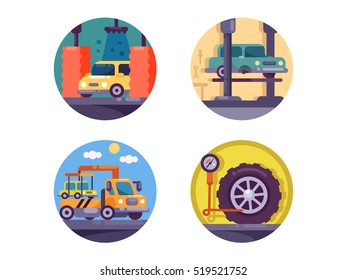 Car service garage