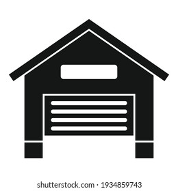 Car service garage icon. Simple illustration of car service garage vector icon for web design isolated on white background