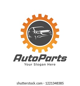 Car Service Garage Logo, Shop Brand Identity, Automobile Repair Sign.