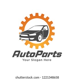 Car Service Garage Logo, Shop Brand Identity, Automobile Repair Sign.