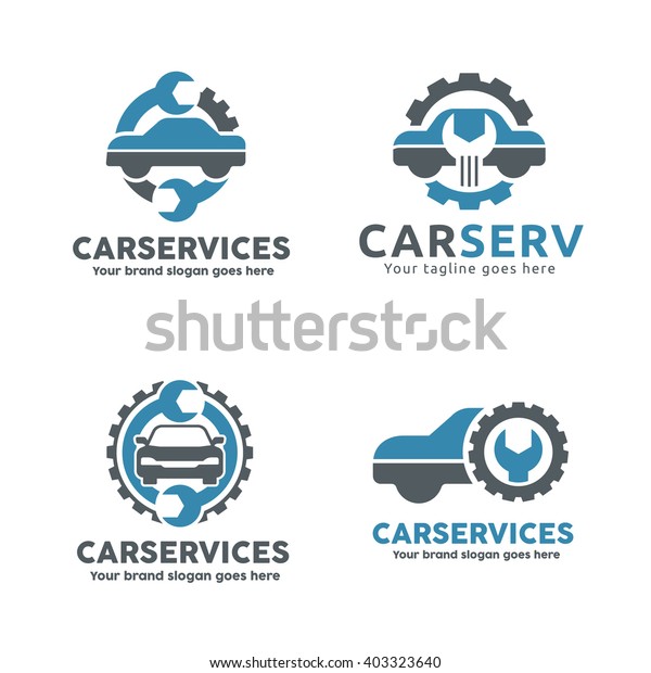 Car Service Garage Logo Shop Brand Stock Vector (Royalty Free) 403323640