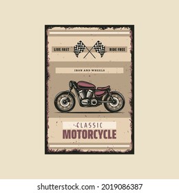 car service and garage poster retro vintage vector