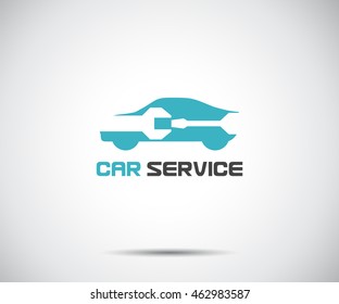 Car service icon, Auto Repair, Flat Maintenance logo company design Vector illustration