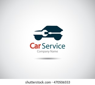 Car service icon, Auto Repair, Flat Maintenance logo design Vector illustration