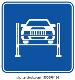 Car service icon design,clean vector