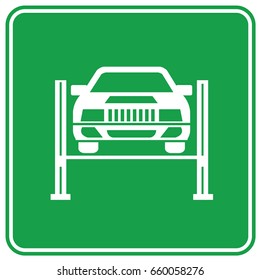 Car service icon design,clean vector