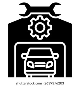 Car Service Icon Element For Design