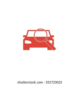 car service icon Flat design style eps 10