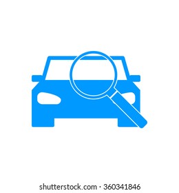 car service icon Flat design style eps 10