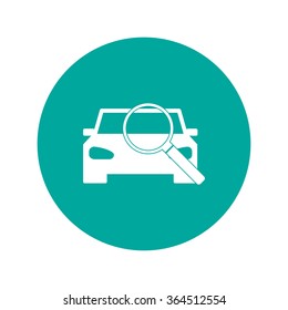 car service icon Flat design style eps 10
