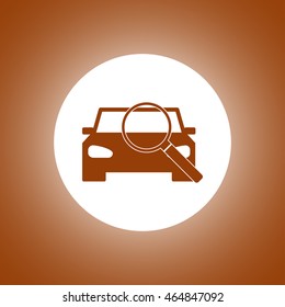 car service icon Flat design style eps 10