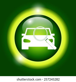 car service icon Flat vector illustrator Eps 