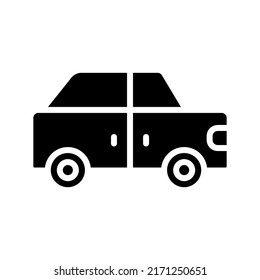 Car service icon isolated on white background