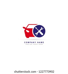 Car service icon logo vector template