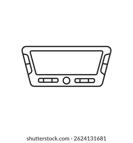Auto-Service-Icon-Paket. Vektor dünnen Linie Turbo-Motor, Fahrzeuginspektion, technische Unterstützung, Legierungsrad, Öl, Werkzeuge, Auto-Icons geeignet für Apps und Websites ui Designs.