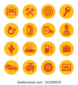 Car Service Icon Set