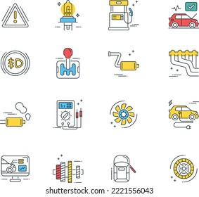 Flachbilddesign-Illustration für Dienstsymbol 