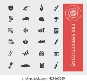 Car service icon set,vector