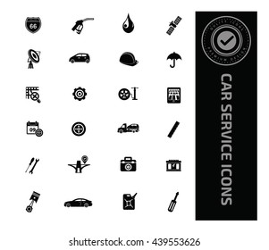 Car service icon set,vector