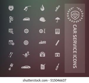 Car service icon set,vector