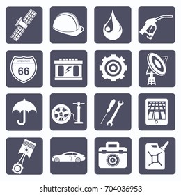 Car service icon set,vector