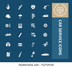 Car service icon set,vector