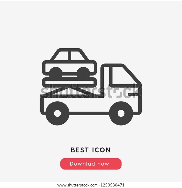 Car\
service icon vector. Car damage symbol. Repair\
icon.
