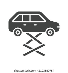 Car Service icon vector image. Can also be used for Physical Fitness. Suitable for mobile apps, web apps and print media.