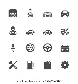 Car service icons