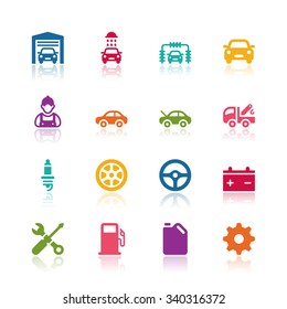 Car service icons