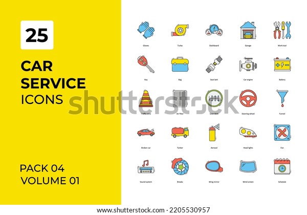 Car
service icons collection. Set vector line with elements for mobile
concepts and web apps. Collection modern
icons.