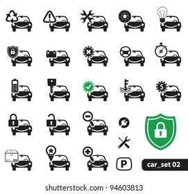 Car Service Icons, Set 02