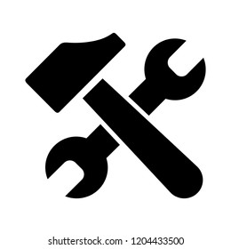 Car Service Illustration - Repair Car Symbol, Car Tools Sign. Service Tools Symbol