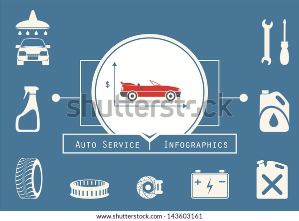 Car Service\
Infographics. Car\
Financing