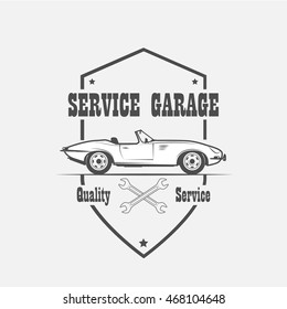 Car service labels