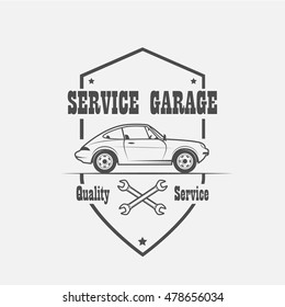 Car service labels