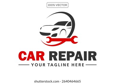 car service logo design, auto repair  symbol vector illustration template