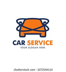 Car Service Logo Design Vector