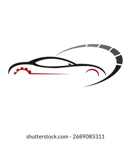 Car service logo design vector illustration. Car repair logo