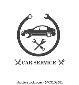 car service logo icon vector template illustration design