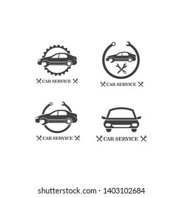 car service logo icon vector template illustration design