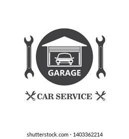 car service logo icon vector template illustration design
